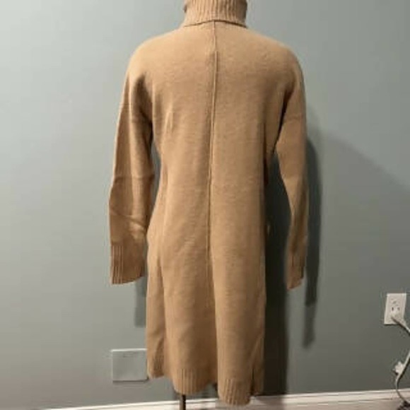 Naadam Cashmere dress Size XL Turtleneck Side Slits - Picture 5 of 7
